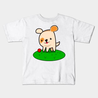 Playful Dog. Kids T-Shirt